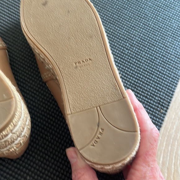 Prada wedge open toe shoes - Picture 5 of 7
